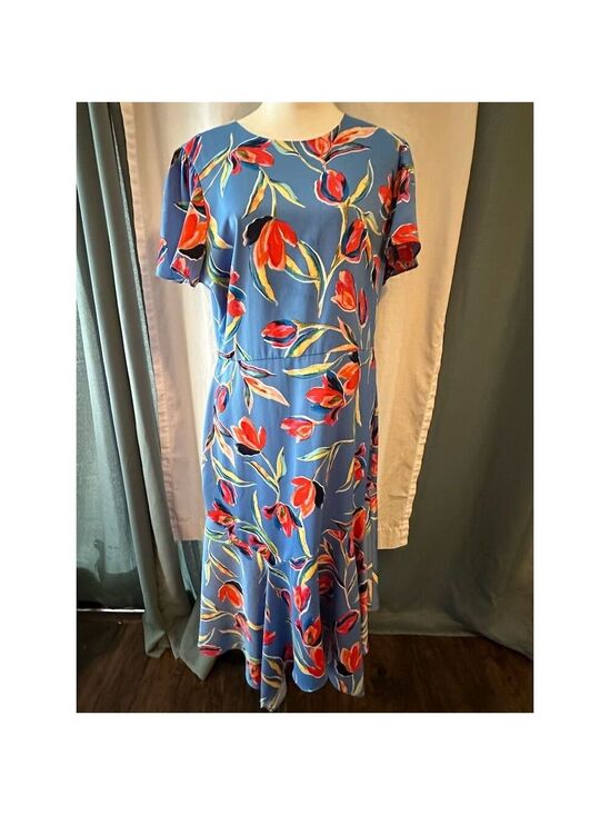 Maggy London Dresses & Skirts - Maggy London Women's Floral Midi Dress Size 14 Multicolor Casual